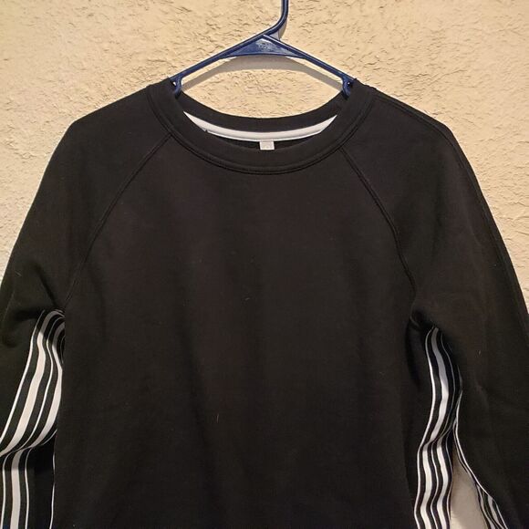 Athleta Striped Crew Neck Pullover Sweatshirt 24/7 - Women's Size Medium - Picture 6 of 8